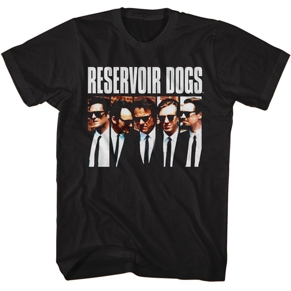Reservoir Dogs Character Rectangles Shirt Movie Graphic Tee Fan Unisex